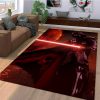Darth Vader With Light Saber Star Wars Living Room Rug Carpet