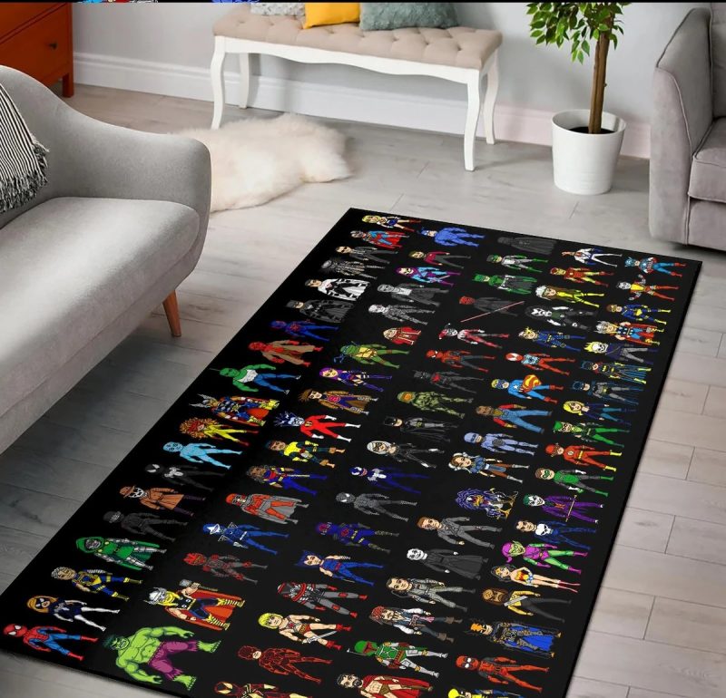 Dc comics suit superheroes ghost rugs living room carpet