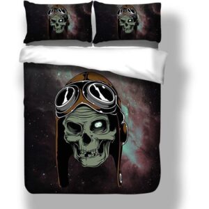 Death’S Head Duvet Cover and Pillowcase Set Bedding Set