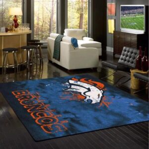 Denver Broncos Deandanecerse Carpet Living Room Rugs