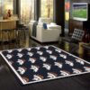Denver Broncos Repeat Carpet Living Room Rugs