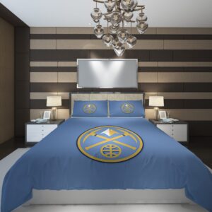 Denver Nuggets 3 NBA Basketball ize Duvet Cover and Pillowcase Set Bedding Set