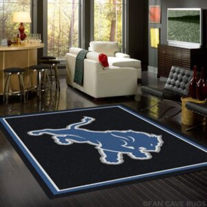 Detroit Lions Nfl Detroit Lions Carpet Living Room Rugs 1
