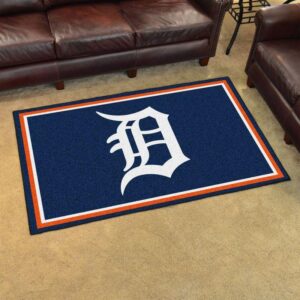 Detroit Tigers Mlb Baseball Area Limited Edition Rug Carpet Baseball Floor Decor 3