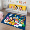 Disney cartoon mickey and minnie mouse living room rugs