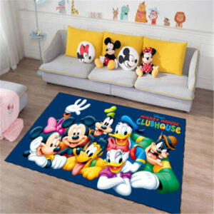 Disney cartoon mickey and minnie mouse living room rugs