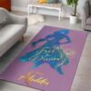 Disney movies area rug living room carpet