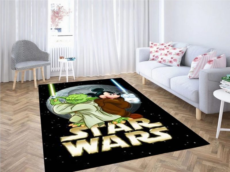 Disney vs star wars carpet living room rugs