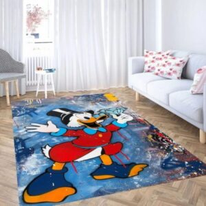 Donald duck wallpaper carpet living room rugs