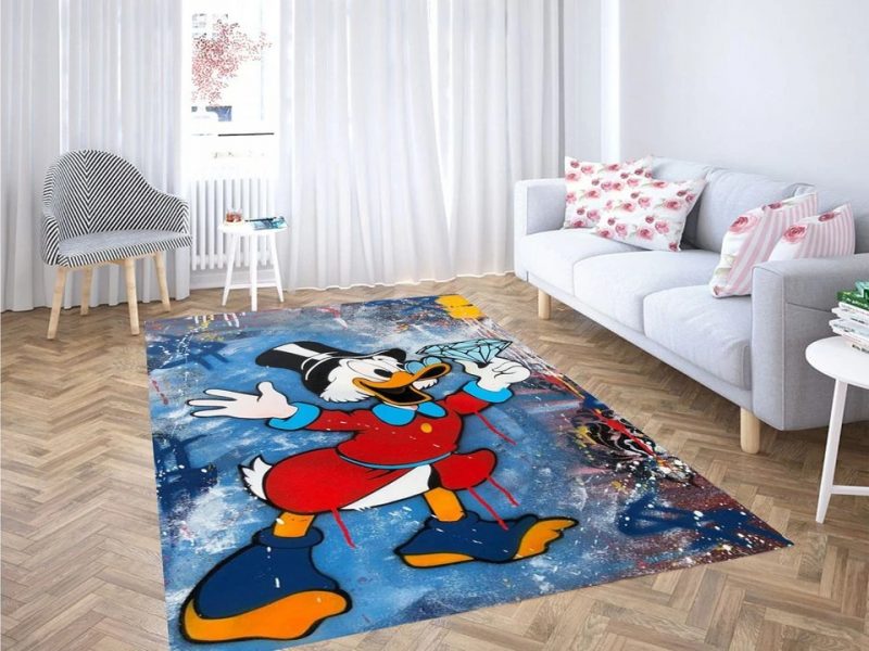 Donald duck wallpaper carpet living room rugs