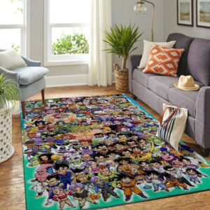 Dragon Ball Area Limited Edition Rug Carpet All Fighters Floor Decor