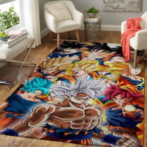 Dragon Ball Area Limited Edition Rug Carpet Son Goku Movie Floor Decor