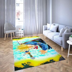 Dragon Ball Super Trunks Favorite cartoon movie Carpet Living Room Rugs 17