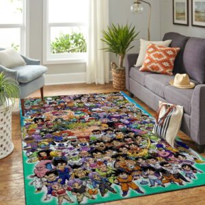 Dragon Ball Todos Los Personajes Carpet Living Room Rugs