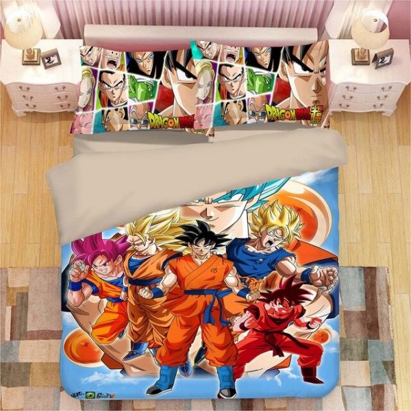 Dragon Ball Z 2214 Duvet Cover and Pillowcase Set Bedding Set