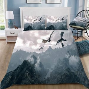 Dragon Duvet Cover and Pillowcase Set Bedding Set 332