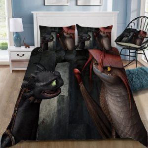 Dragon Duvet Cover and Pillowcase Set Bedding Set 341
