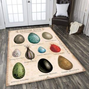 Dragon Eggs Rectangle Limited Edition Rug Carpet