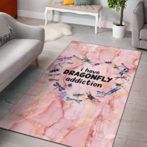 Dragonfly Addiction Limited Edition Rug Carpet