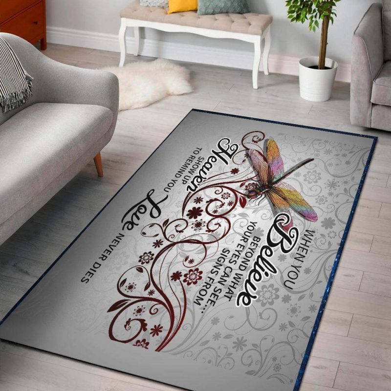 Dragonfly Believe Limited Edition Rug Carpet