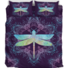 Dragonfly Mandala Duver Duvet Cover and Pillowcase Set Bedding Set