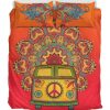 Dream In Hippie Van Duvet Cover and Pillowcase Set Bedding Set