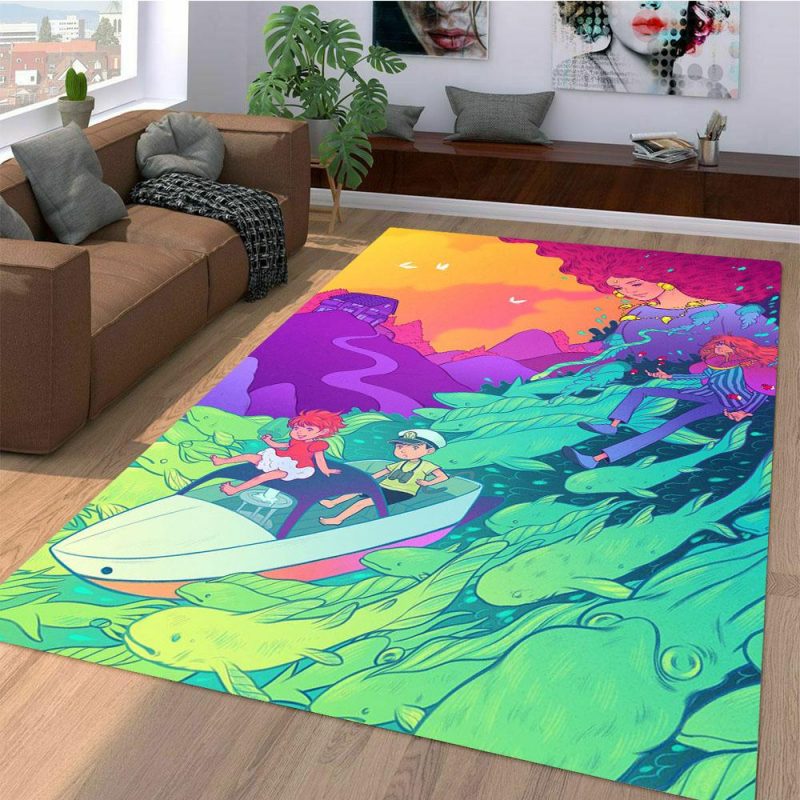 Dream Place Animation Living Room Rug Carpet