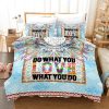 Dreamcatcher 8 Do What You Love What You Do Duvet Cover and Pillowcase Set Bedding Set