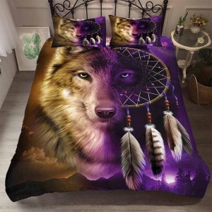 Dreamcatcher Print Duvet Cover and Pillowcase Set Bedding Set