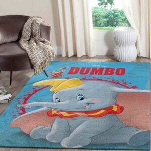 Dumbo Area Limited Edition Rug Carpets Disney Movies Living Room Carpet