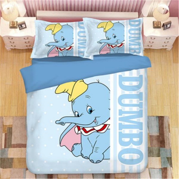 Dumbo Disney 226 Duvet Cover and Pillowcase Set Bedding Set