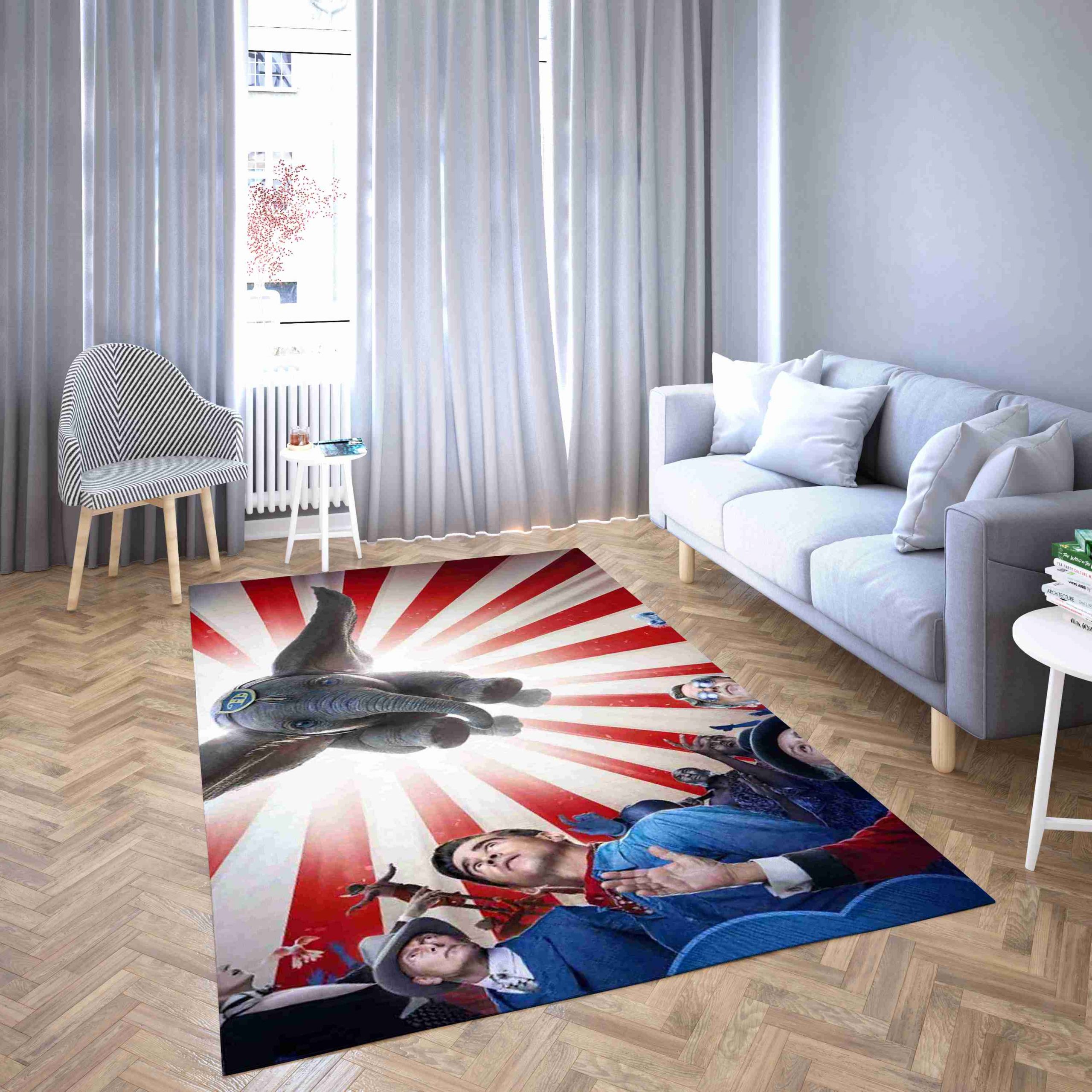 Dumbo live action Living Room Rug Carpet