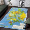 Dungeons Dragons Map Of Krynn Area Limited Edition Rug Carpet