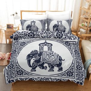 Elephant Bohemia Style 9 Duvet Cover and Pillowcase Set Bedding Set