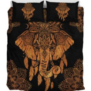 Elephant Duver Duvet Cover and Pillowcase Set Bedding Set