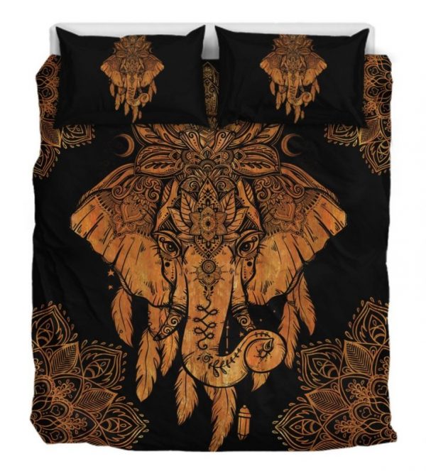 Elephant Duver Duvet Cover and Pillowcase Set Bedding Set