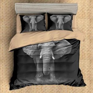 Elephant Duvet Cover and Pillowcase Set Bedding Set
