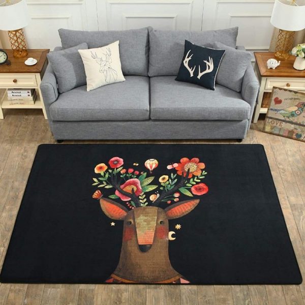 Elk Black Carpet Living Room Rugs