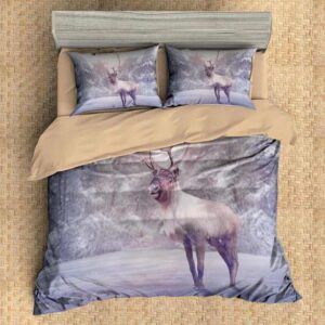 Elk Duvet Cover and Pillowcase Set Bedding Set