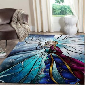 Elsa and Anna Disney Living Room Rugs Carpet