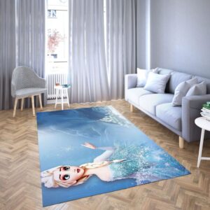 Elsa princess frozen of Disney Carpet Living Room Rugs 19