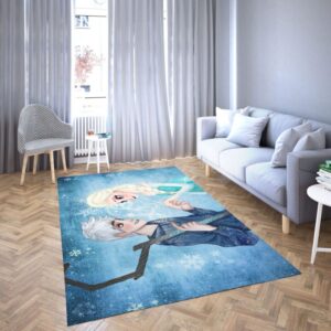 Elsa princess frozen of Disney Carpet Living Room Rugs 7