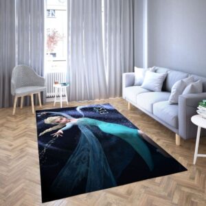 Elsa princess frozen of Disney Carpet Living Room Rugs 9
