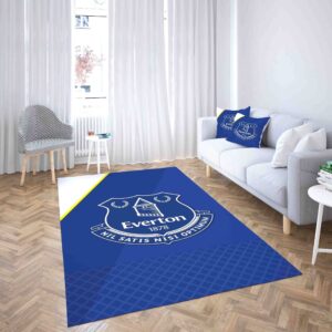 Everton Football Club 1878 Carpet Living Room Rugs