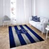 Everton Football Club Blue And White Carpet Living Room Rugs