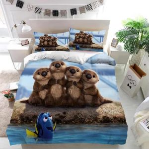 Finding Nemo Cute Duvet Cover and Pillowcase Set Bedding Set