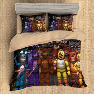 Five Nights At Freddy’S Duvet Cover and Pillowcase Set Bedding Set 540