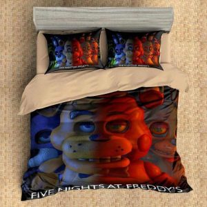 Five Nights At Freddy’S Duvet Cover and Pillowcase Set Bedding Set 612