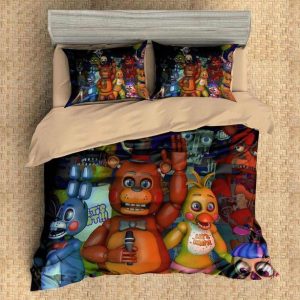 Five Nights At Freddy’S Duvet Cover and Pillowcase Set Bedding Set 655