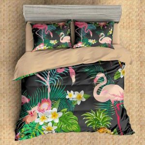 Flamingo 2 Duvet Cover and Pillowcase Set Bedding Set